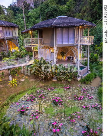 Tree house villa room in koh yao noi, Phang Nga, Thailand 115919902