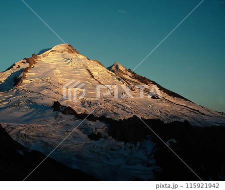 Mountains background. High mount, rocks and hills landscape Mountains background. High mount, rocks and hills landscape 115921942