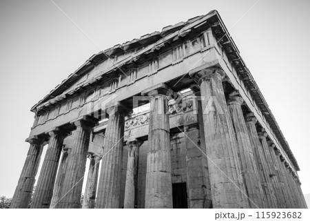 Ruins of Temple of Hephaestus in Ancient Agora...の写真素材 [115923682] - PIXTA