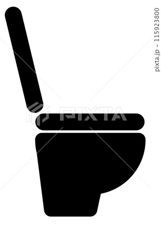 便器のシンプルなピクトグラム 115923800