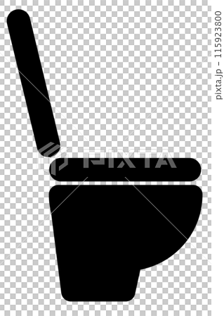 便器のシンプルなピクトグラム 115923800