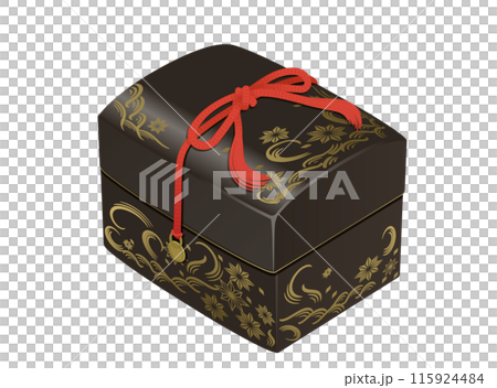 玉手箱のイラスト 115924484
