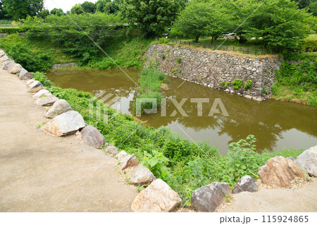奈良県・大和郡山市の郡山城跡 115924865