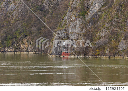 Trajan Plaque Danube River Trajan Plaque Danube River 115925305