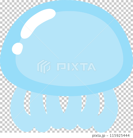 Jellyfish illustration material 01 Jellyfish illustration material 01 115925444