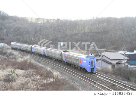 特急北斗　室蘭本線　黄金駅 115925458