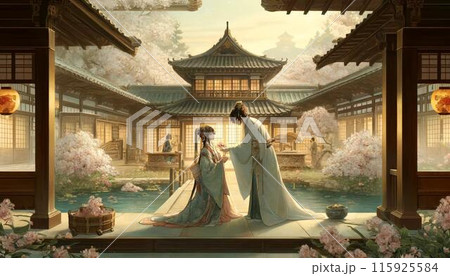 平安日本の雅な恋愛模様 115925584