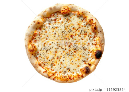 Delicious Italian pizza topped with mushrooms, bell peppers, and spinach, perfect for a healthy meal Delicious Italian pizza topped with mushrooms, bell peppers, and spinach, perfect for a healthy meal 115925834