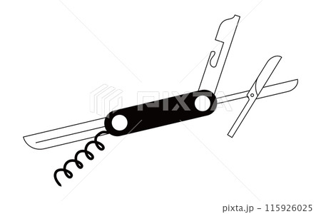 多機能ナイフのイラスト 115926025