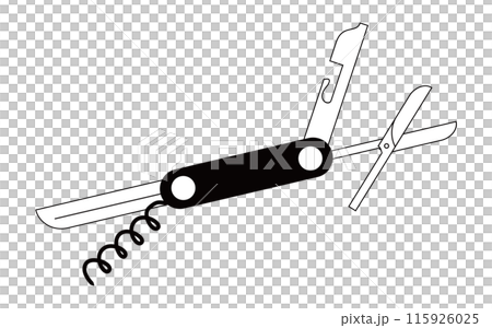 多機能ナイフのイラスト 115926025