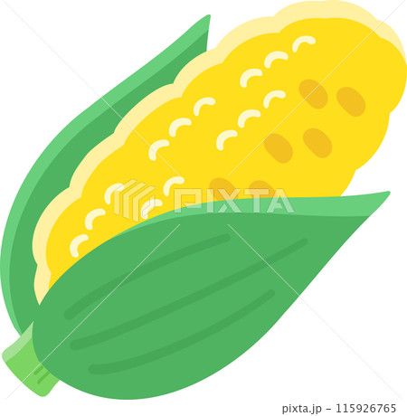 とうもろこしのイラスト素材 とうもろこしのイラスト素材 115926765