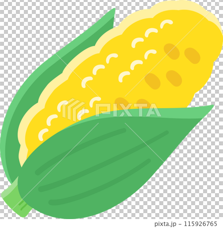 とうもろこしのイラスト素材 とうもろこしのイラスト素材 115926765