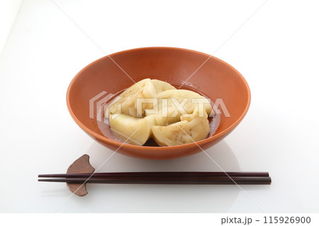 白茄子の煮浸し箸添え 白茄子の煮浸し箸添え 115926900