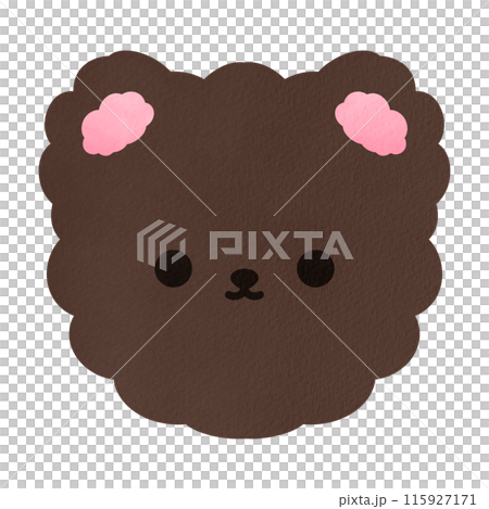 Cute Brown Bear Cartoon illustration Teddy Bear Cartoon Cute Head Bear Cartoon Cute Brown Bear Cartoon illustration Teddy Bear Cartoon Cute Head Bear Cartoon 115927171