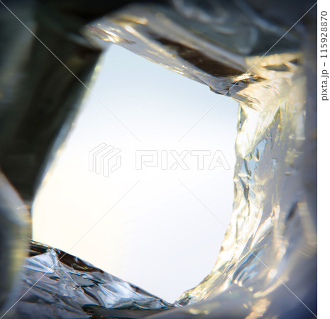 Inside view of the foil bag Inside view of the foil bag 115928870