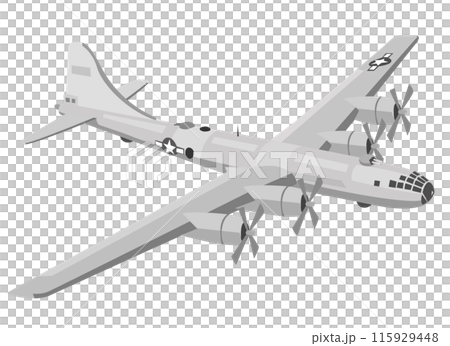B-29 スーパーフォートレス爆撃機 115929448