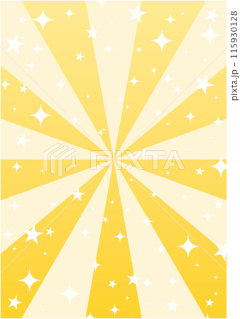 放射状の光と輝きの明るくポップな背景画像 115930128