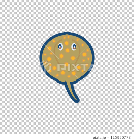 かわいいポタモトリゴン・モトロのイラスト 115930778