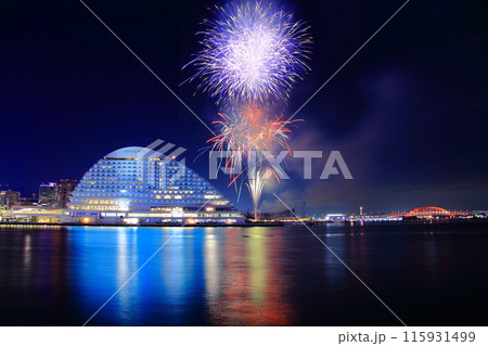 みなとこうべ海上花火大会（兵庫県神戸市） 115931499