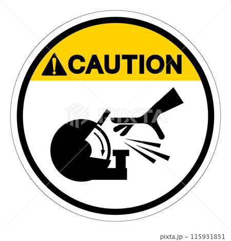 Caution Rotating Wheels Symbol Sign, Vector Illustration, Isolate On White Background Label .EPS10 Caution Rotating Wheels Symbol Sign, Vector Illustration, Isolate On White Background Label .EPS10 115931851