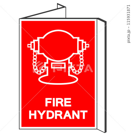 Fire Hydrant Symbol Sign, Vector Illustration, Isolate On White Background Label. EPS10 115931871