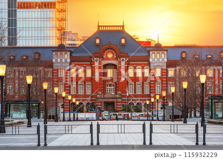 Tokyo Station at Dawn 115932229
