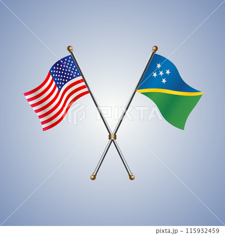 United States and Solomon Islands flags relations 115932459