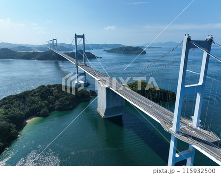 愛媛県今治市 来島海峡大橋 愛媛県今治市 来島海峡大橋 115932500