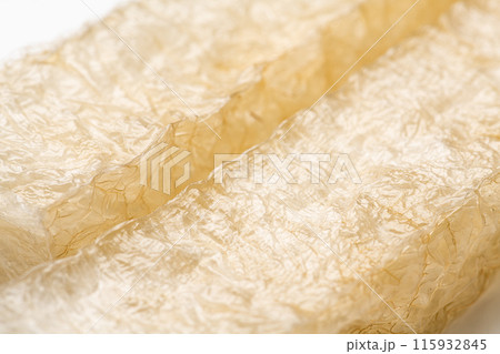 国産の天然角寒天のクローズアップ 115932845