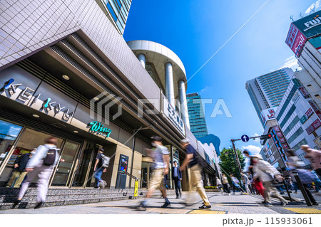 日本の横浜都市景観 6月。上大岡駅などを望む＝3日 115933061