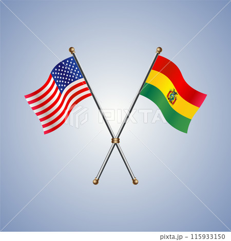 United States and Bolivia flags relations United States and Bolivia flags relations 115933150
