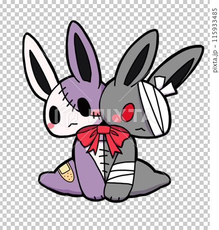 双子のぬいぐるみ 115933485