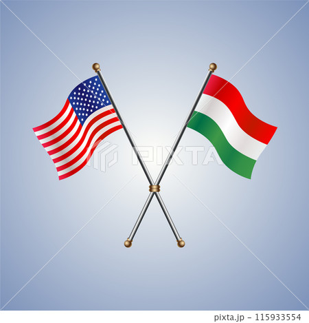 United States and Hungary flags relations United States and Hungary flags relations 115933554