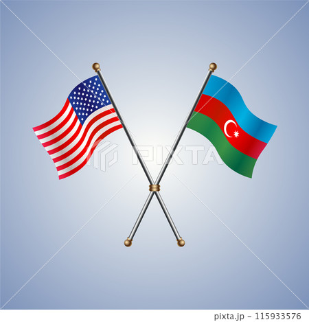 United States and Azerbaijan flags relations United States and Azerbaijan flags relations 115933576