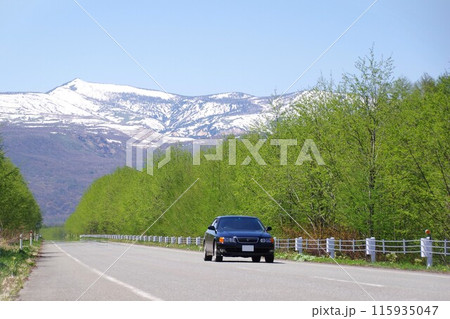 春のドライブイメージ　トヨタチェイサー 115935047