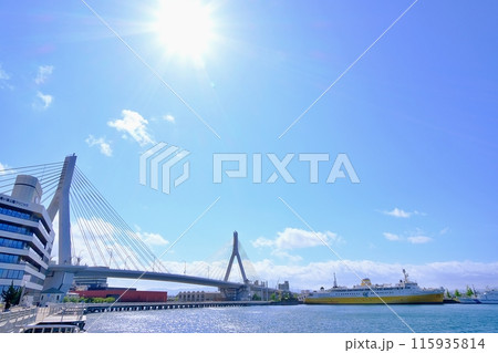青森ウォーターフロントの風景 青森ウォーターフロントの風景 115935814