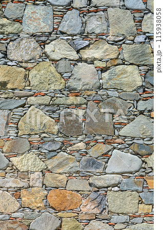 Background of stone wall texture 1 115938058