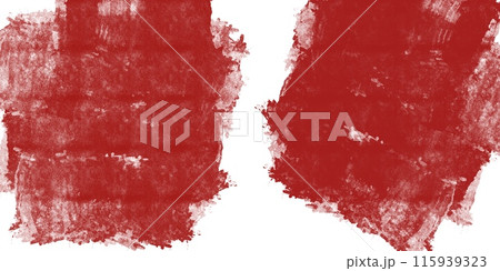Red bold acrylic watercolour charcoal ink hand drawn illustration lines abstract 115939323