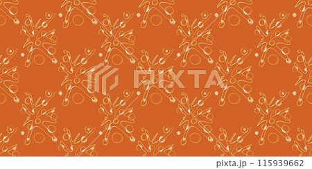 Hand drawn geomethic seamless pattern...のイラスト素材 [115939662] - PIXTA