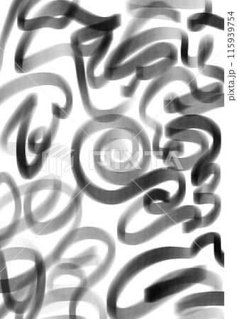 Abstract original freehand ornament print pattern 115939754