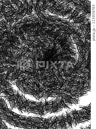 Hand drawn monochrome background texture grain  115939765