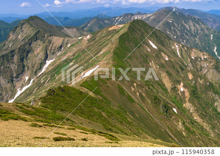 初夏の谷川連峰・ぐんま県境稜線トレイル 初夏の谷川連峰・ぐんま県境稜線トレイル 115940358