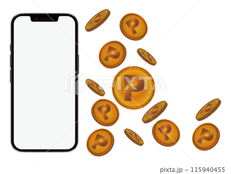 スマートフォンとポイ活 スマートフォンとポイ活 115940455