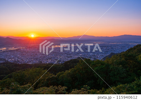 西蔵王公園展望広場・夕景 西蔵王公園展望広場・夕景 115940612