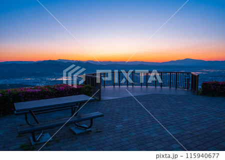 西蔵王公園展望広場・夕景 西蔵王公園展望広場・夕景 115940677