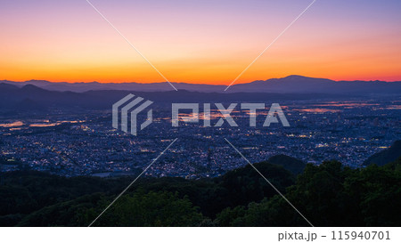 西蔵王公園展望広場・夕景 西蔵王公園展望広場・夕景 115940701