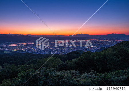 西蔵王公園展望広場・夕景 西蔵王公園展望広場・夕景 115940711