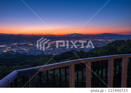 西蔵王公園展望広場・夕景 西蔵王公園展望広場・夕景 115940723