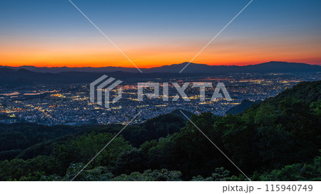 西蔵王公園展望広場・夕景 西蔵王公園展望広場・夕景 115940749