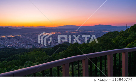 西蔵王公園展望広場・夕景 西蔵王公園展望広場・夕景 115940774